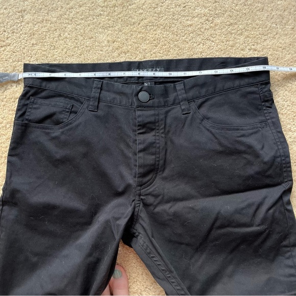 Theory Women’s Black Straight Leg Chino Pants - *Size 32 - VGUC - Stretch - Picture 7 of 8